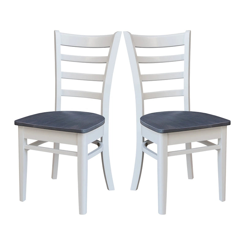 Ensemble de deux chaises d'appoint Emily d'International Concepts