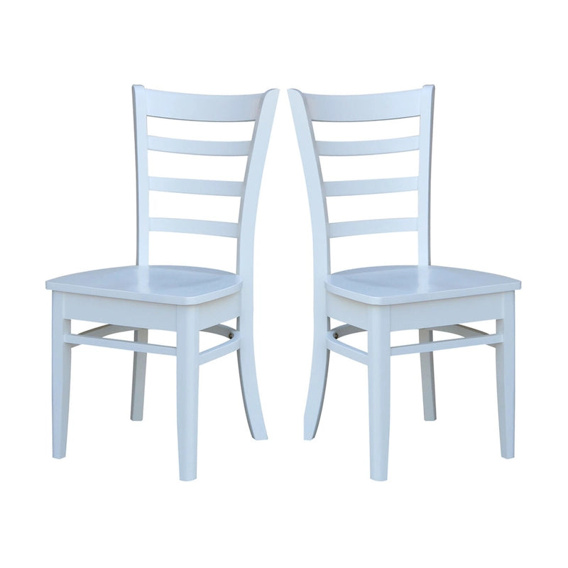 Ensemble de deux chaises d'appoint Emily d'International Concepts
