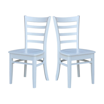 Ensemble de deux chaises d'appoint Emily d'International Concepts