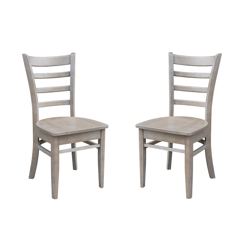 Ensemble de deux chaises d'appoint Emily d'International Concepts