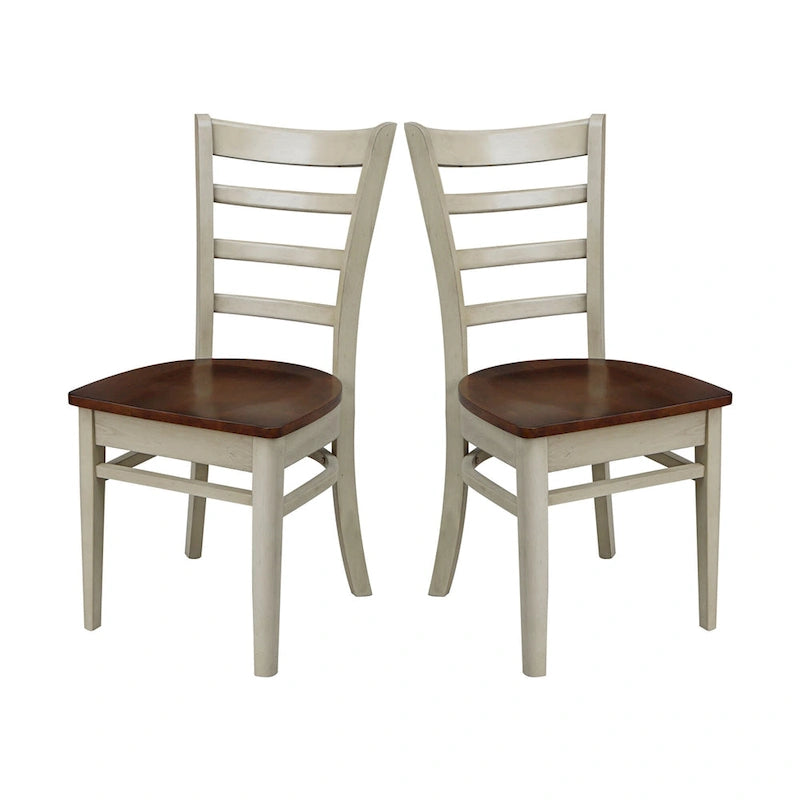 Ensemble de deux chaises d'appoint Emily d'International Concepts