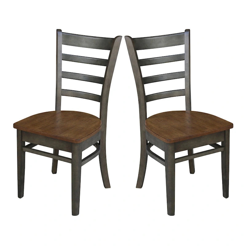 Ensemble de deux chaises d'appoint Emily d'International Concepts