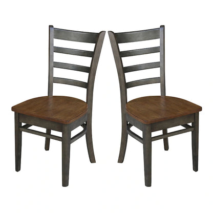 Ensemble de deux chaises d'appoint Emily d'International Concepts