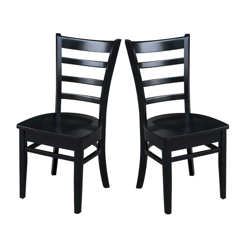 Ensemble de deux chaises d'appoint Emily d'International Concepts