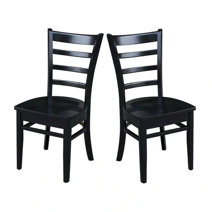 Ensemble de deux chaises d'appoint Emily d'International Concepts