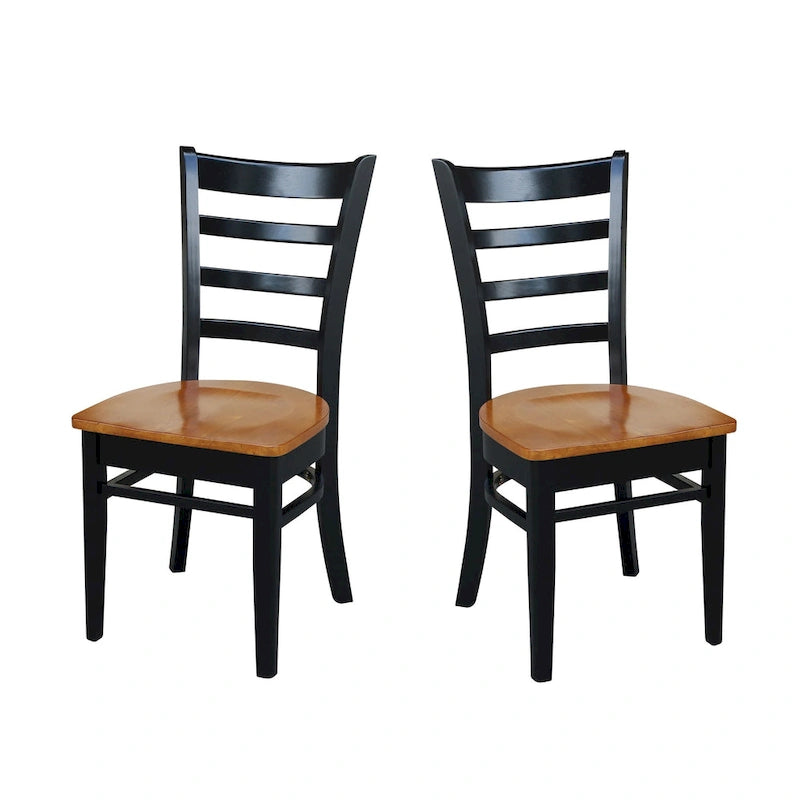 Ensemble de deux chaises d'appoint Emily d'International Concepts