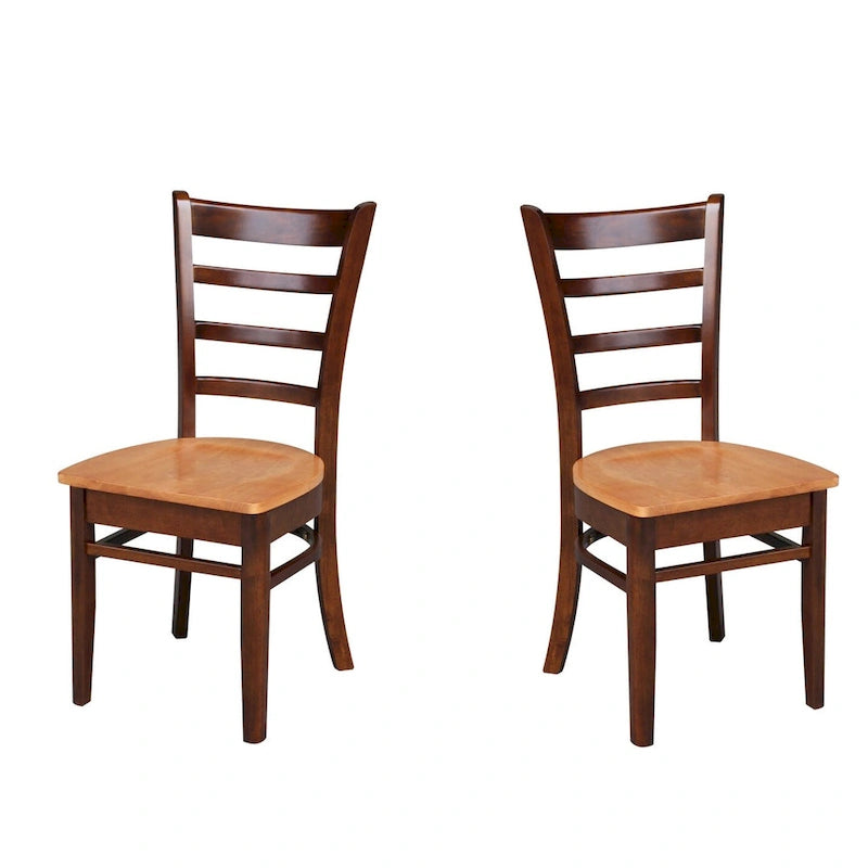Ensemble de deux chaises d'appoint Emily d'International Concepts