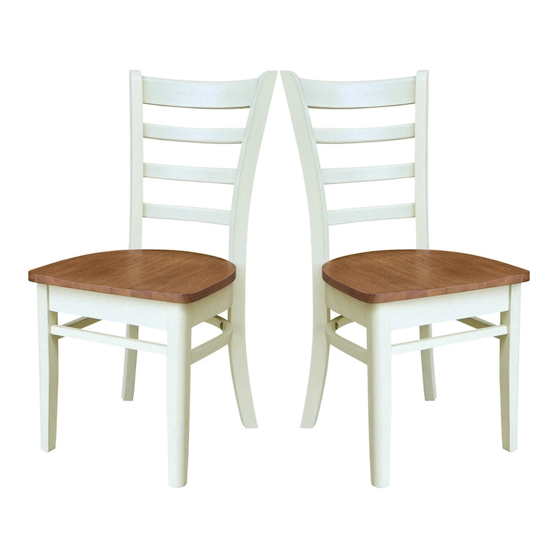 Ensemble de deux chaises d'appoint Emily d'International Concepts