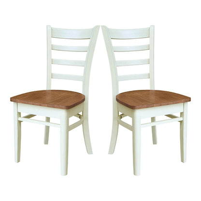 Ensemble de deux chaises d'appoint Emily d'International Concepts