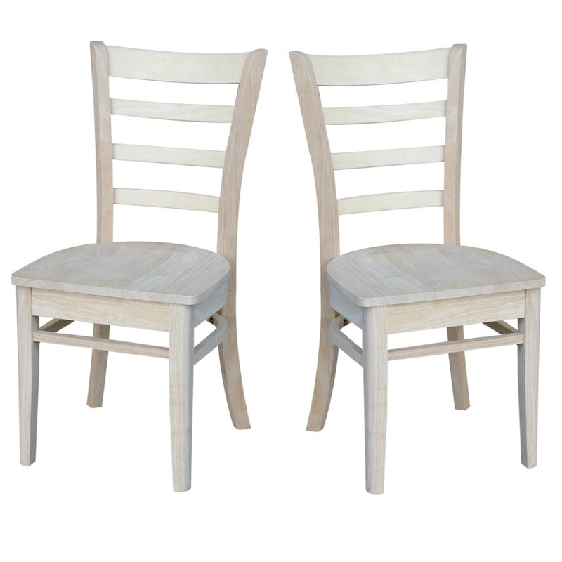 Ensemble de deux chaises d'appoint Emily d'International Concepts