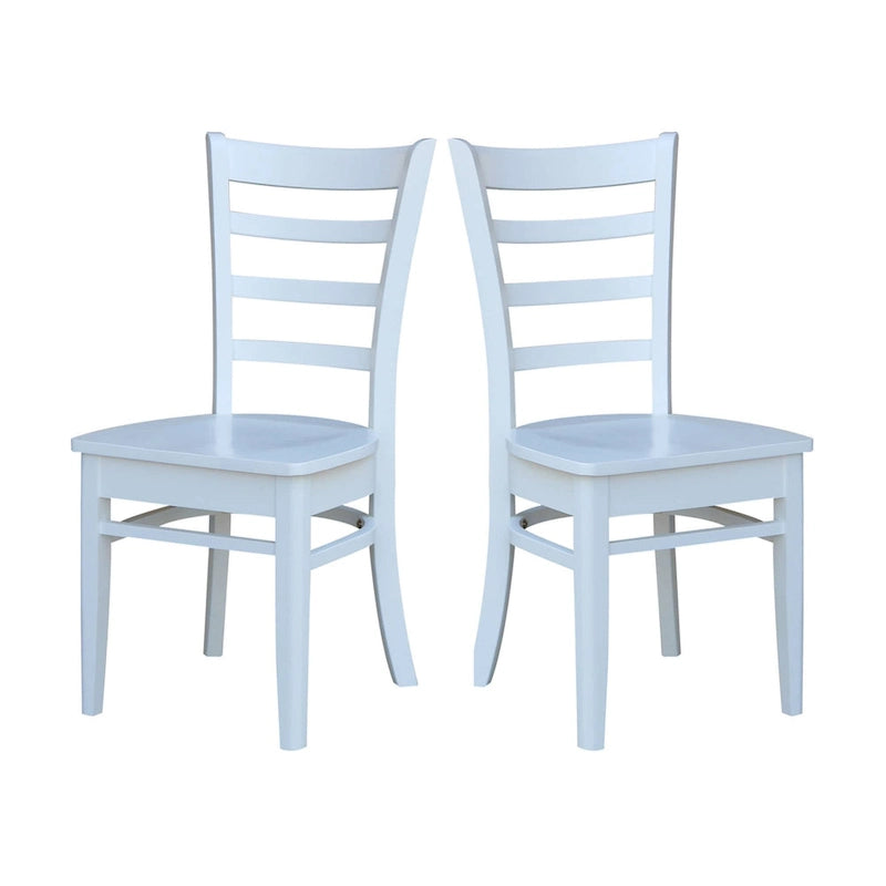 Ensemble de deux chaises d'appoint Emily d'International Concepts