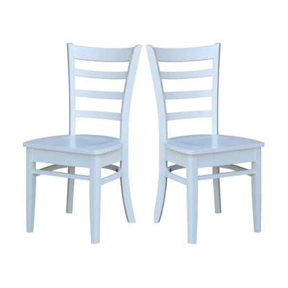Ensemble de deux chaises d'appoint Emily d'International Concepts