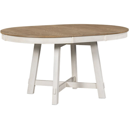 Ensemble de table à manger extensible 5 pièces avec chaises rembourrées