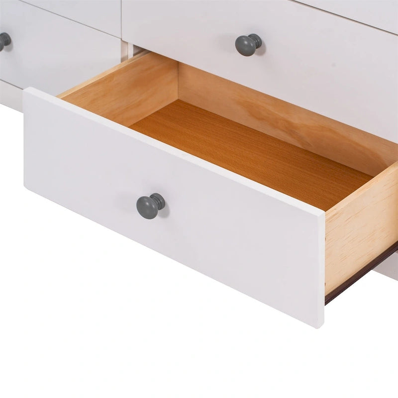 Commode de rangement en bois Merax avec 6 tiroirs