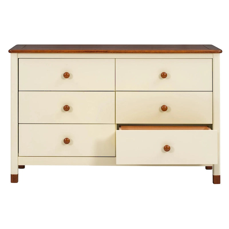 Commode de rangement en bois Merax avec 6 tiroirs