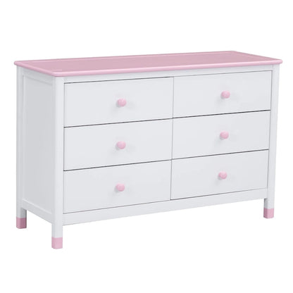 Commode de rangement en bois Merax avec 6 tiroirs