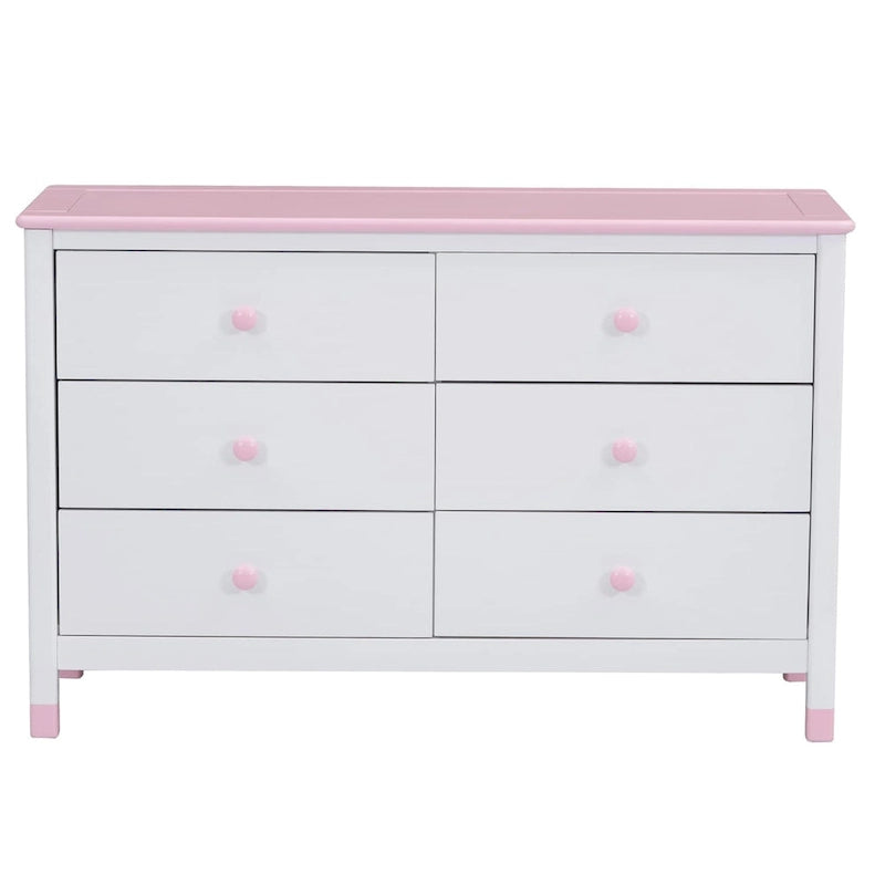Commode de rangement en bois Merax avec 6 tiroirs
