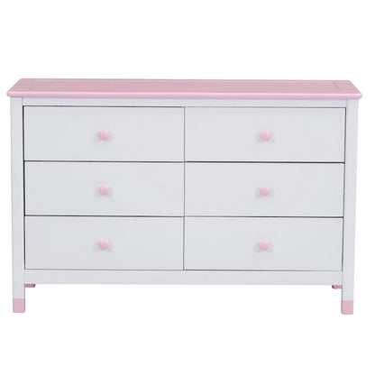 Commode de rangement en bois Merax avec 6 tiroirs