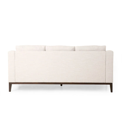 Canapé 3 places contemporain Elliston en tissu avec coussins décoratifs par Christopher Knight Home