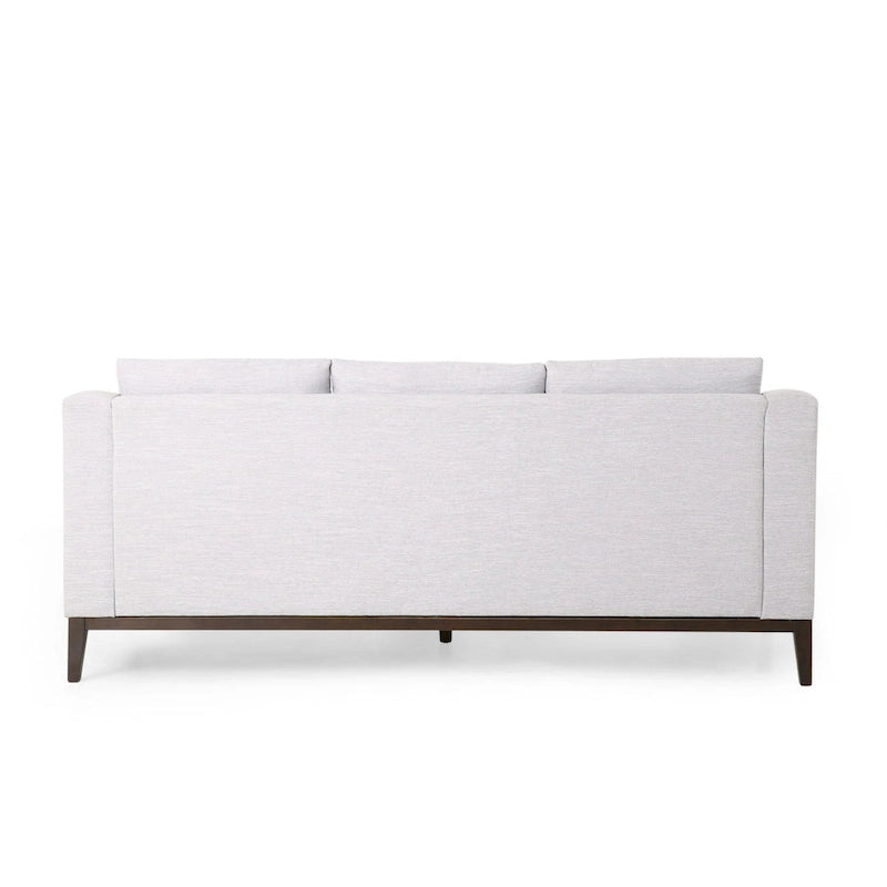 Canapé 3 places contemporain Elliston en tissu avec coussins décoratifs par Christopher Knight Home
