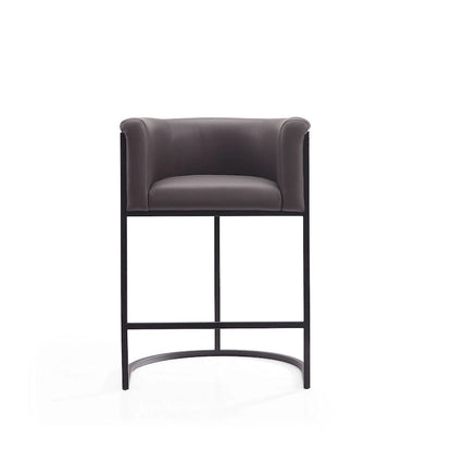 Tabouret de bar Manhattan Comfort Cosmopolitan 33,8 po en métal noir (ensemble de 3)