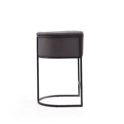 Tabouret de bar Manhattan Comfort Cosmopolitan 33,8 po en métal noir (ensemble de 3)