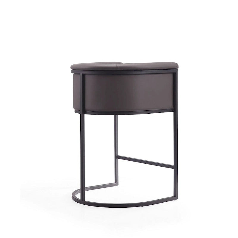 Tabouret de bar Manhattan Comfort Cosmopolitan 33,8 po en métal noir (ensemble de 3)