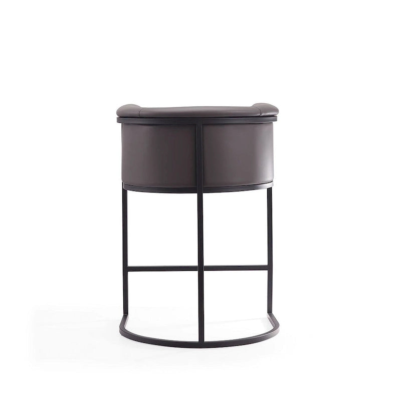 Tabouret de bar Manhattan Comfort Cosmopolitan 33,8 po en métal noir (ensemble de 3)