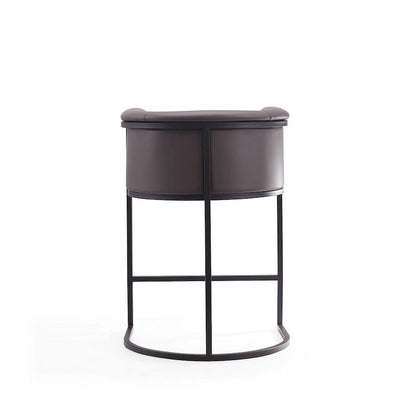 Tabouret de bar Manhattan Comfort Cosmopolitan 33,8 po en métal noir (ensemble de 3)