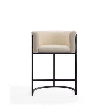 Tabouret de bar Manhattan Comfort Cosmopolitan 33,8 po en métal noir (ensemble de 3)