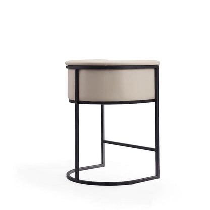 Tabouret de bar Manhattan Comfort Cosmopolitan 33,8 po en métal noir (ensemble de 3)