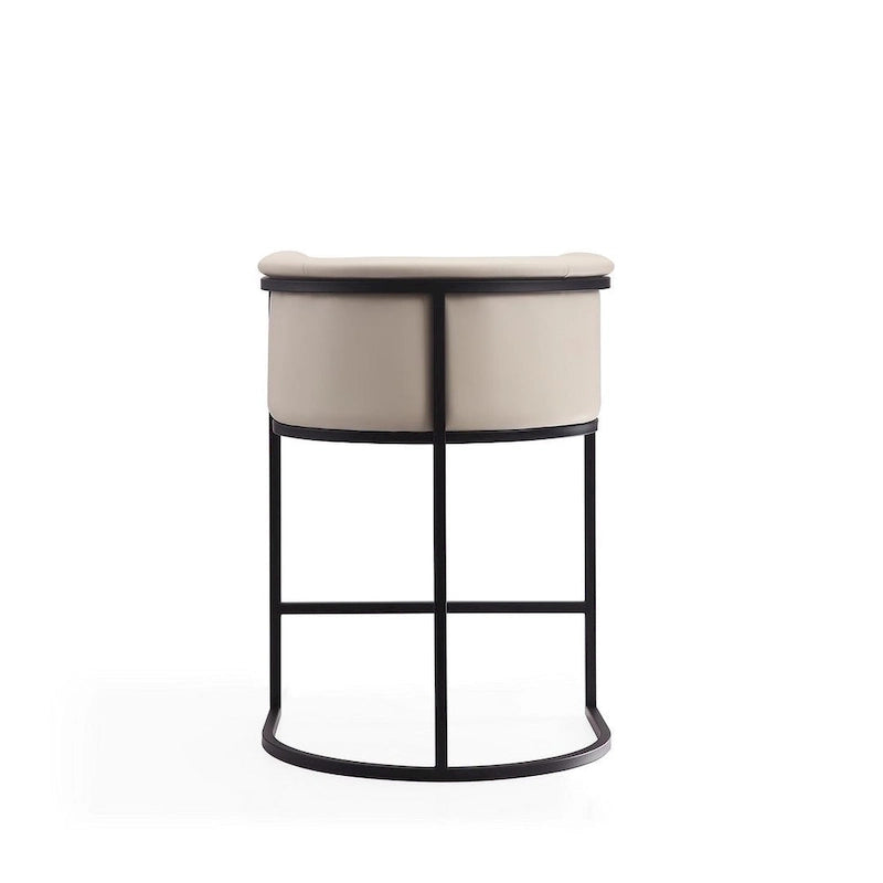 Tabouret de bar Manhattan Comfort Cosmopolitan 33,8 po en métal noir (ensemble de 3)