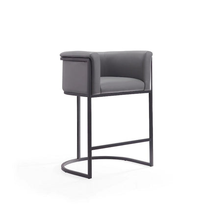 Tabouret de bar Manhattan Comfort Cosmopolitan 33,8 po en métal noir (ensemble de 3)