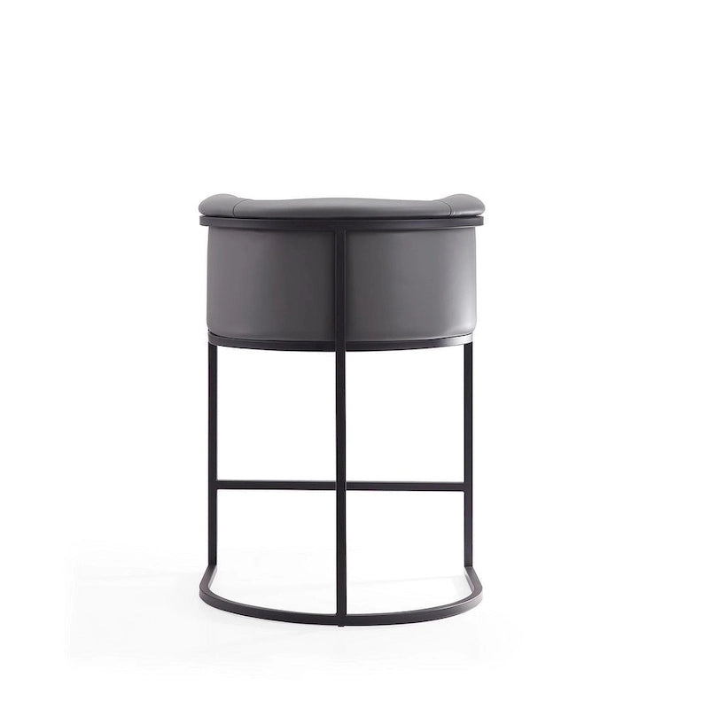 Tabouret de bar Manhattan Comfort Cosmopolitan 33,8 po en métal noir (ensemble de 3)