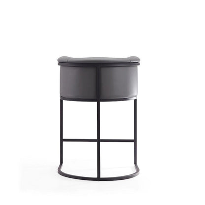 Tabouret de bar Manhattan Comfort Cosmopolitan 33,8 po en métal noir (ensemble de 3)