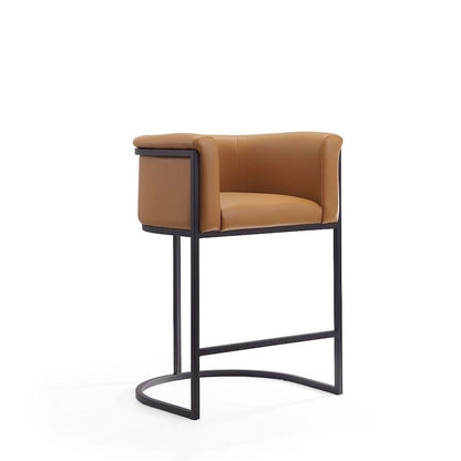 Tabouret de bar Manhattan Comfort Cosmopolitan 33,8 po en métal noir (ensemble de 3)