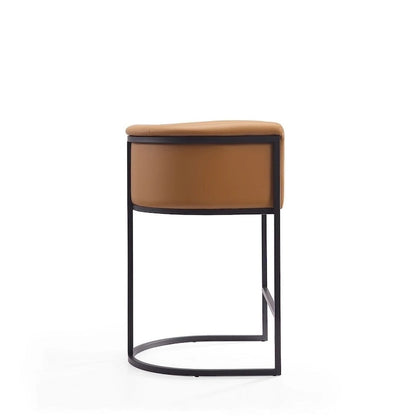 Tabouret de bar Manhattan Comfort Cosmopolitan 33,8 po en métal noir (ensemble de 3)