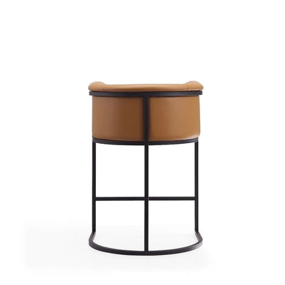 Tabouret de bar Manhattan Comfort Cosmopolitan 33,8 po en métal noir (ensemble de 3)