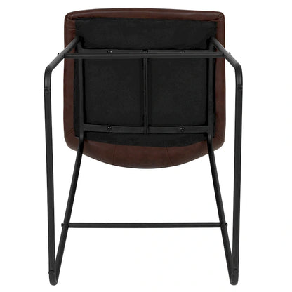 Tabourets de bar modernes rembourrés (lot de 2)