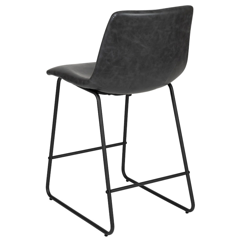 Tabourets de bar modernes rembourrés (lot de 2)