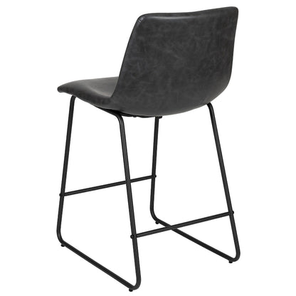Tabourets de bar modernes rembourrés (lot de 2)