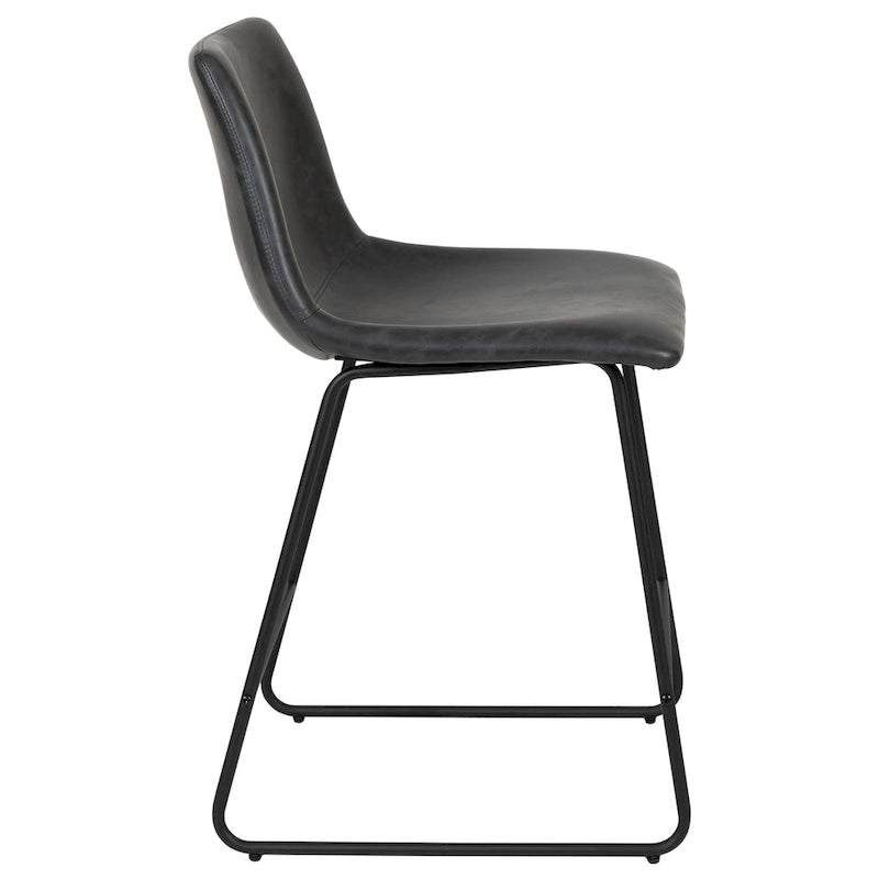 Tabourets de bar modernes rembourrés (lot de 2)