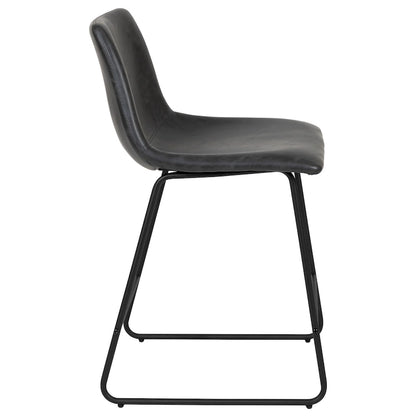 Tabourets de bar modernes rembourrés (lot de 2)
