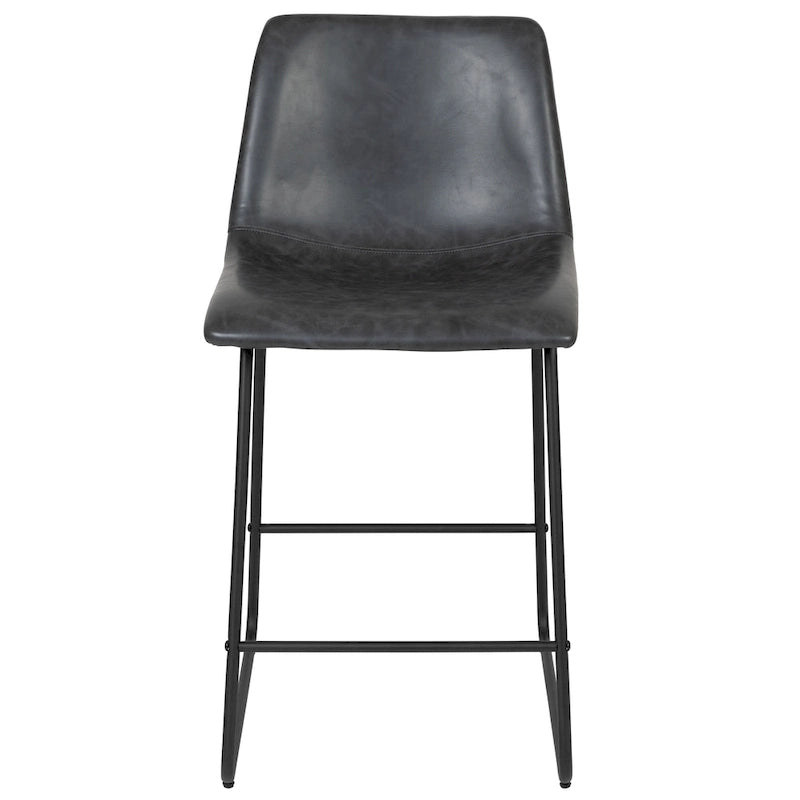 Tabourets de bar modernes rembourrés (lot de 2)