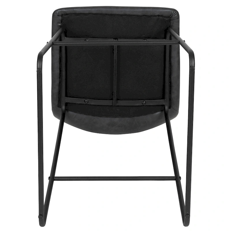 Tabourets de bar modernes rembourrés (lot de 2)