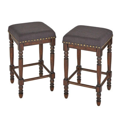 Tabouret de comptoir Lifestorey Grafton à pieds tournés (lot de 2)