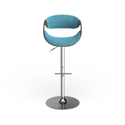 Tabouret de bar réglable Carson Carrington Sauda en noyer, style moderne du milieu du siècle