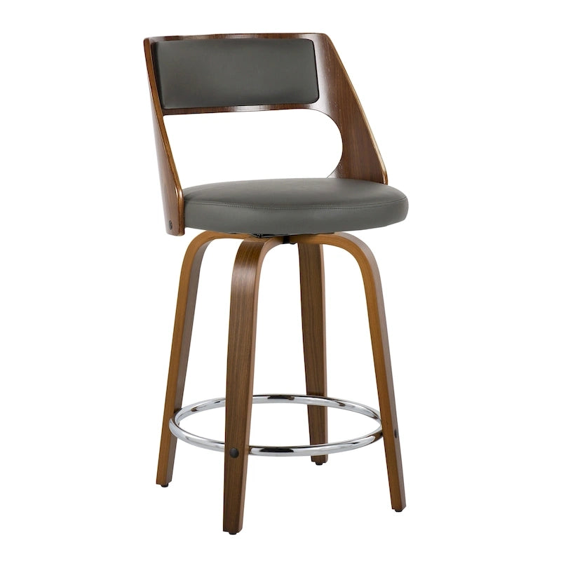 Tabouret de comptoir Carson Carrington Alingsas style moderne du milieu du siècle (lot de 2)