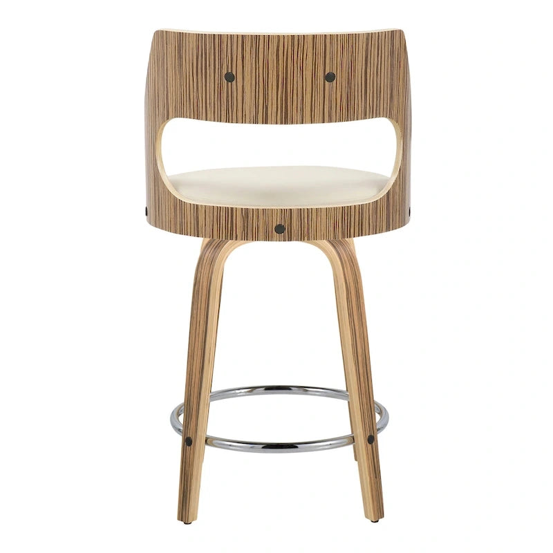 Tabouret de comptoir Carson Carrington Alingsas style moderne du milieu du siècle (lot de 2)