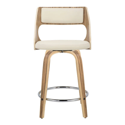 Tabouret de comptoir Carson Carrington Alingsas style moderne du milieu du siècle (lot de 2)